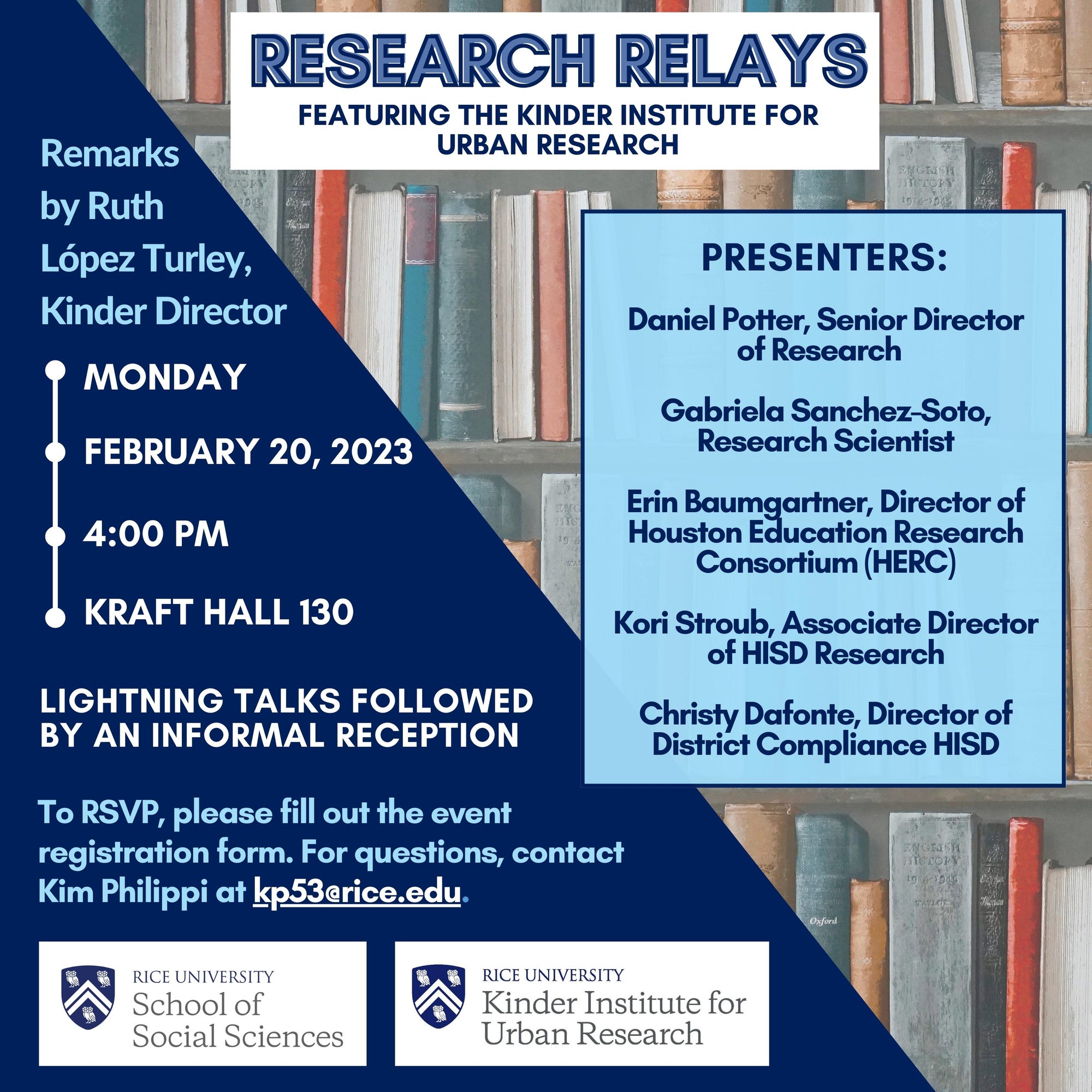 February 2023 Research Relays Event Flyer