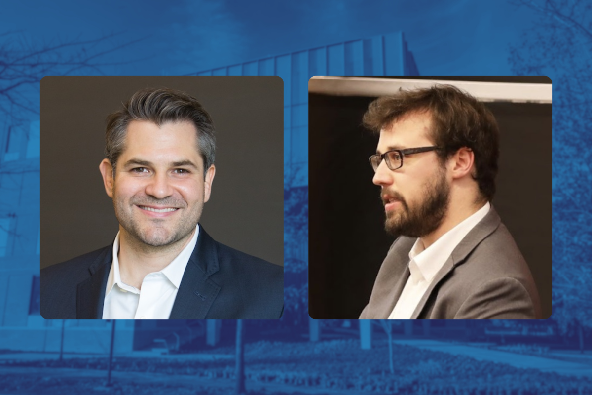 Rice University economists, Zach Bethune and Guillaume Pouliot
