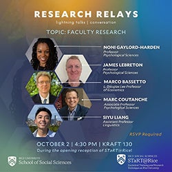 Oct 2026 Rice University Research Relay flyer