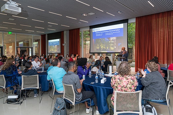 STaRT@Rice Director Tony Brown at the 2022 Opening Reception