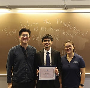 Imad Shaikh, Rice University School of Social Sciences REU program participant