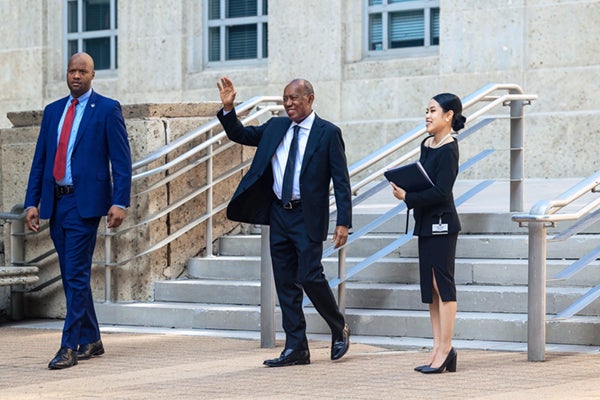 Mayor Turner and Jessica Ngo
