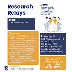 April 2026 Research Relay Flyer