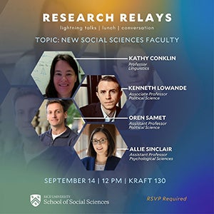 Rice University Social Sciences Research Relay Flyer, September 2026