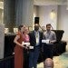 Rice University political sciences graduate students accepting the SPSA Marian Irish Award