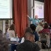 Man presenting at a Research Relay